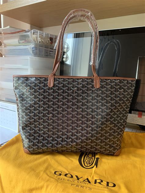 goyard original bag|authentic Goyard tote bag.